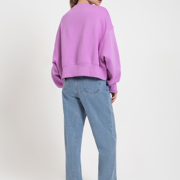 Nike Purple Oversized Long Sleeve Hoodie - Picture 4 of 4